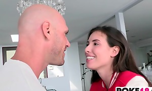 teen 18+ Casey Calvert gets drilled hard by big cock