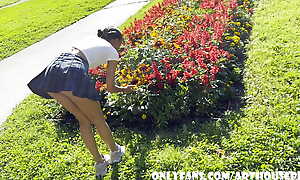 Hello Kitty Teen Gets Picked Up In Burnish apply Parkland For Anal Creampie