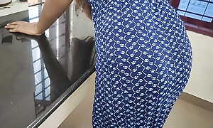 Kitchen nighty romance forth dealings by Vaishnavy and Sharun Raj, Mallu couple nighty sex, Kitchen dealings romance, Mallu dealings close by kitchen