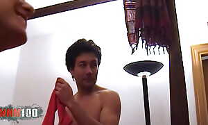 Two good cocks for Julie, rub-down the young nymphomaniac from Marseille