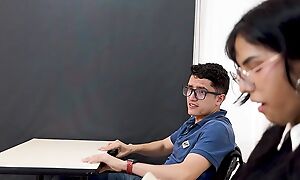 Slutty Latina MILF motor coach fucks her students (18+) for restocking her class! Pipeboy1