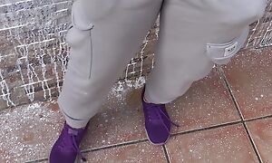 Turkish Muslim Granny Shows Her Very Hairy Pussy