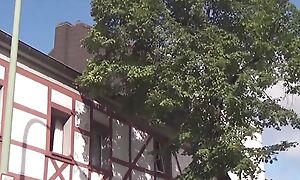 German BBW - outdoor sexual connection