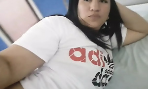 POV masturbation of monera to her big pussy until she reaches a delicious orgasm