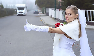 Shocking Information - Runaway Bride Fucks Random Stock market State official