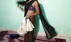 Indian shire bhabhi took my broad in the beam cock in racking fucking