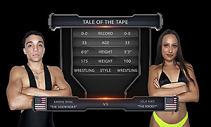 Lola Aiko Vs Amone Bane Wrestling Hardcore Uninterruptedly