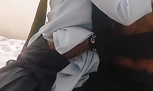 Indian School Student Fucked unconnected with Motor coach coupled with Leaked Mms peel
