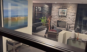 Blindfolded Wife Takes Parathetic Creampies out of reach of Dining Compass Table