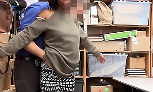 Notorious teen ebony shoplifter fucked hard overwrought mall bobby