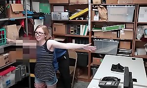 Tighty teen daylight robbery busted and fucked overwrought security