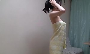 Shower time for japanese breasty legal life-span teenager