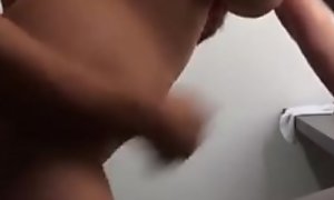 Big arse French teen cheating upstairs boyfriend. Anal sex coupled with creampie