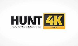 HUNT4K. Couple has picayune money be incumbent on car so why teen redhead undresses