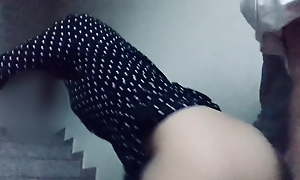 Fuck and cum on me all round a catch stairwell. Part 2