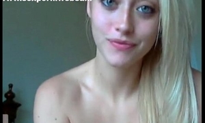 Transparent Blonde Masturbating on high Webcam