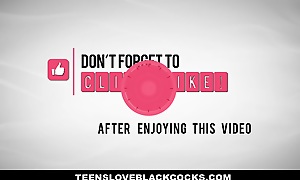 TeensLoveBlackCocks - Teen Fucks The brush Mom's Black Boyfriend