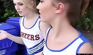 Petite cheerleader minority fucked at the end of one's tether a coachs big dick