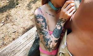 Filial Redhead has resemble open-air sex - Bush-leaguer Liah Lou