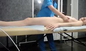 Russian Teen gets massaged & tortured with vibrator